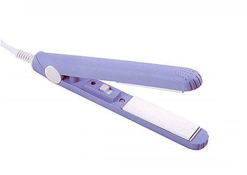Professional Ceramic Plate Mini Hair Straightener & Styler for Beauty & Personal Care - Purple | Perfect for Travel, Home & Salon Use