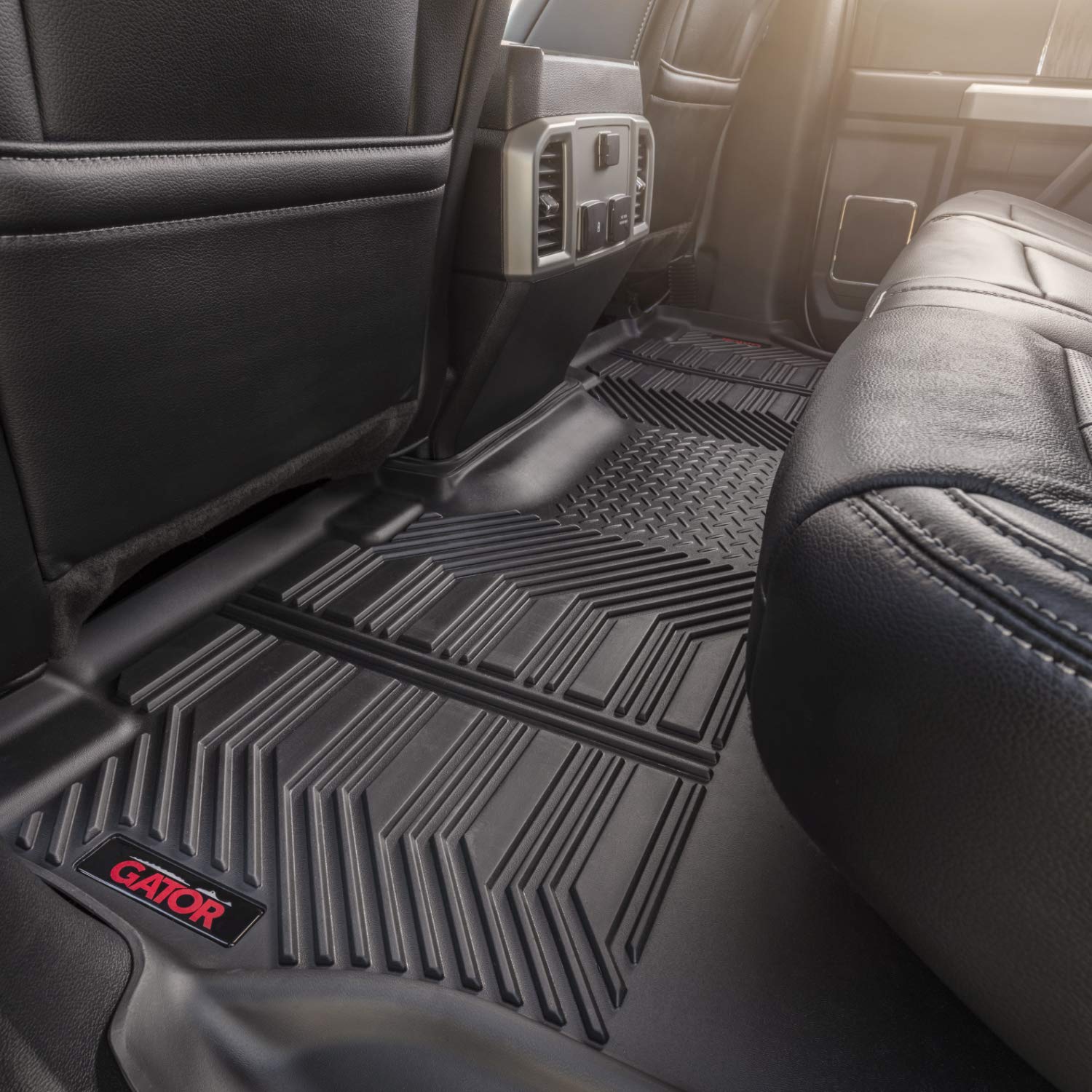 Gator Accessories 79614 Black Front & Rear Seat Floor Mats for 2018-2019 Jeep Wrangler JL - Heavy Duty All-Weather Protection | Perfect for Off-Roading, Camping & Daily Driving