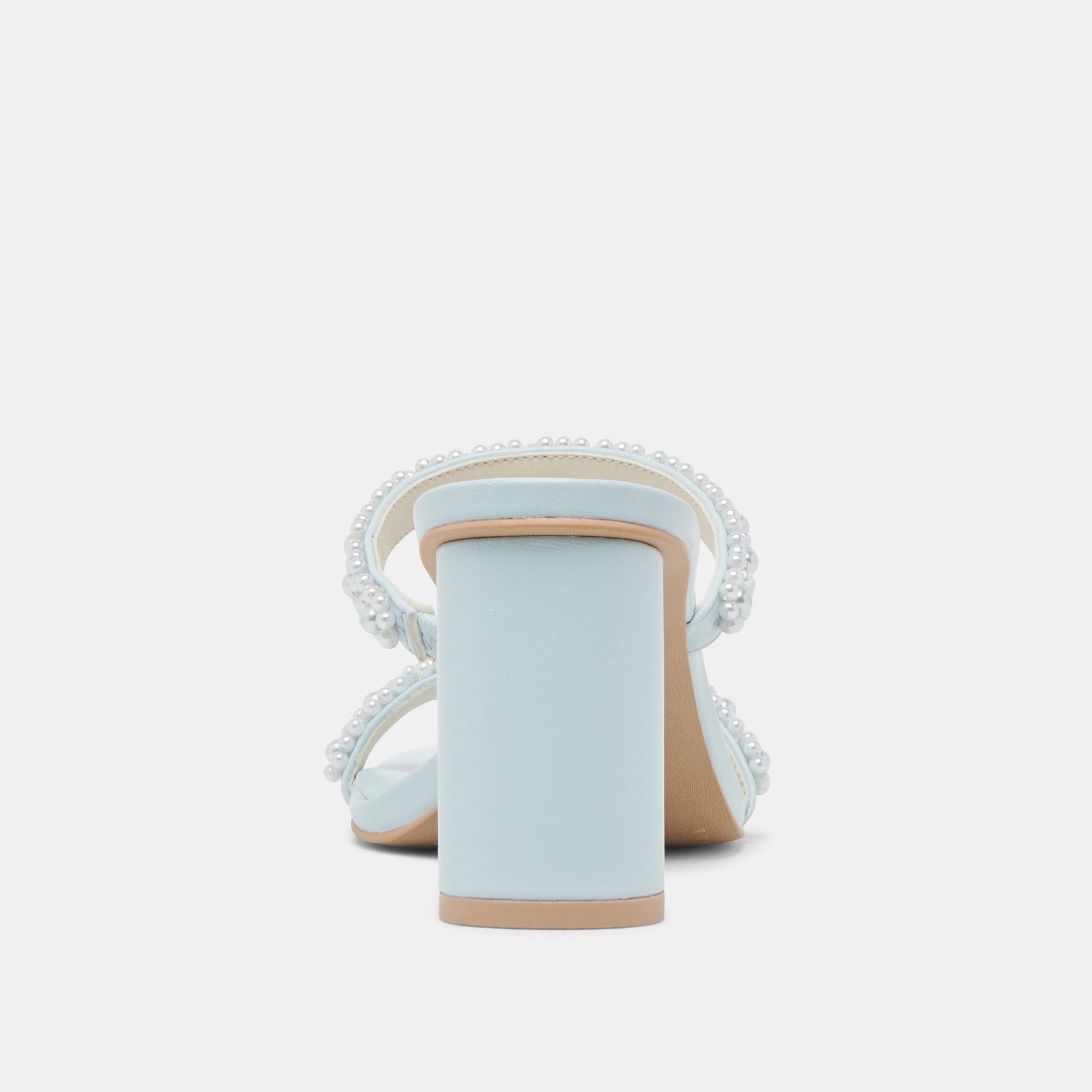 NOLAH PEARL HEELS in Ice Blue - Elegant Women's High Heel Sandals for Weddings, Parties & Special Occasions | Stella Collection