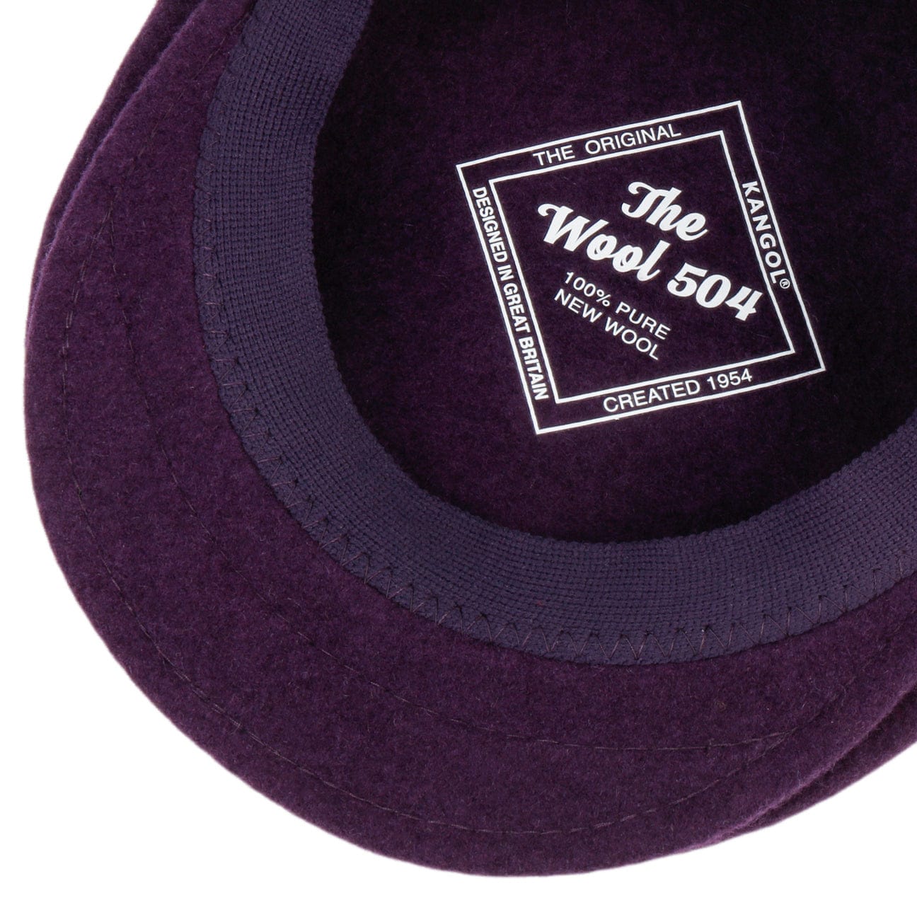 Kangol 504 Flat Cap for Men & Women - Classic Wool & Cotton Blend Hat for Casual & Outdoor Wear - Perfect for Hiking, Travel, and Everyday Style