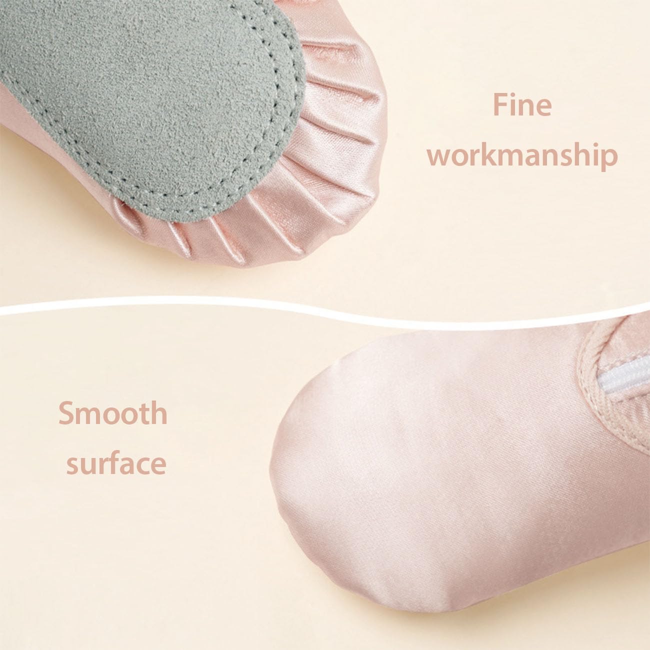 Pink Ballet Shoe Makeup Bag for Girls - Portable Cosmetic Travel Pouch for Ballerina Dance Class & Sleepover Parties