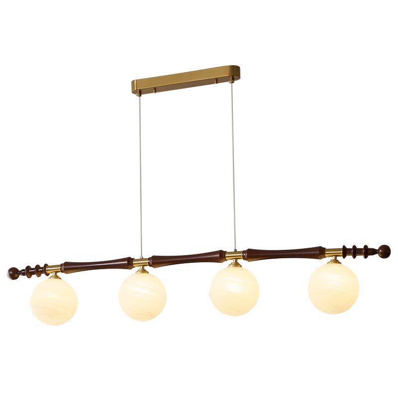 Walnut color & Gold & White