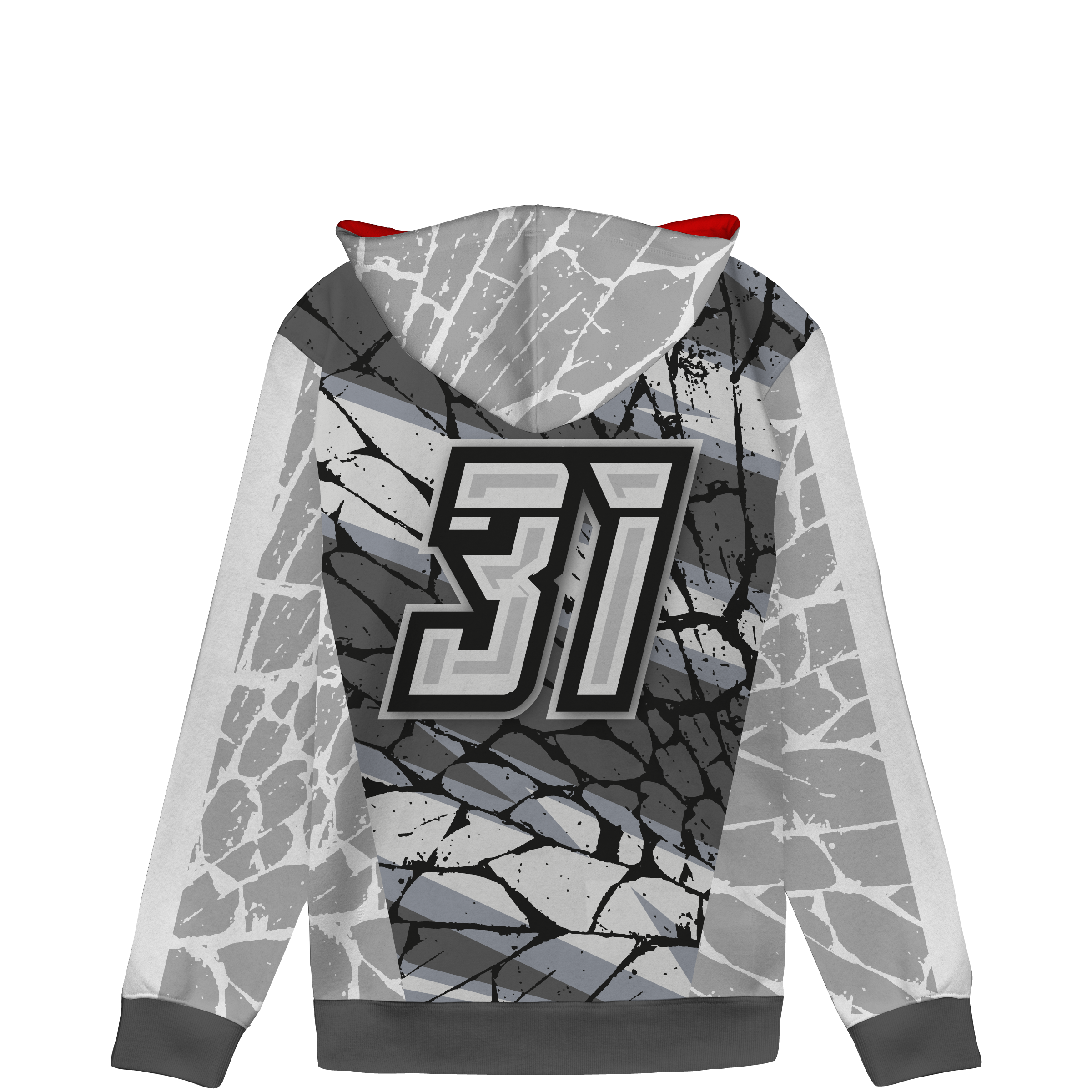 Custom Sublimated Zip Up Hoodie - Trendy Design Code 151 for Men & Women | Perfect for Gym, Streetwear & Casual Outfits