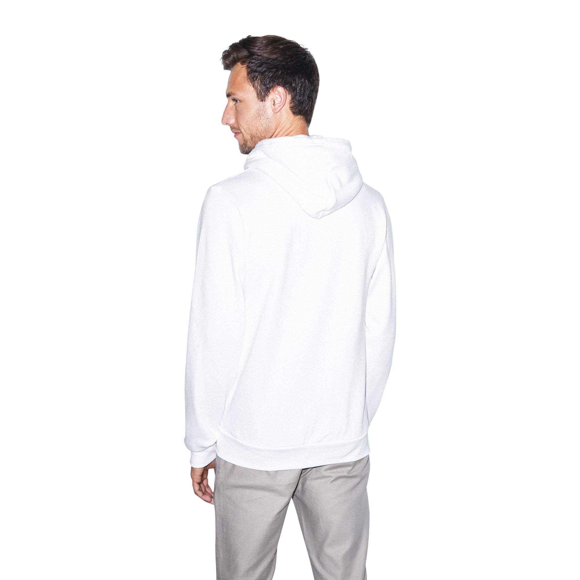 American Apparel Men's Flex Fleece Long Sleeve Zip Hoodie - Soft & Comfortable Pullover for Casual Wear, Gym & Outdoor Activities