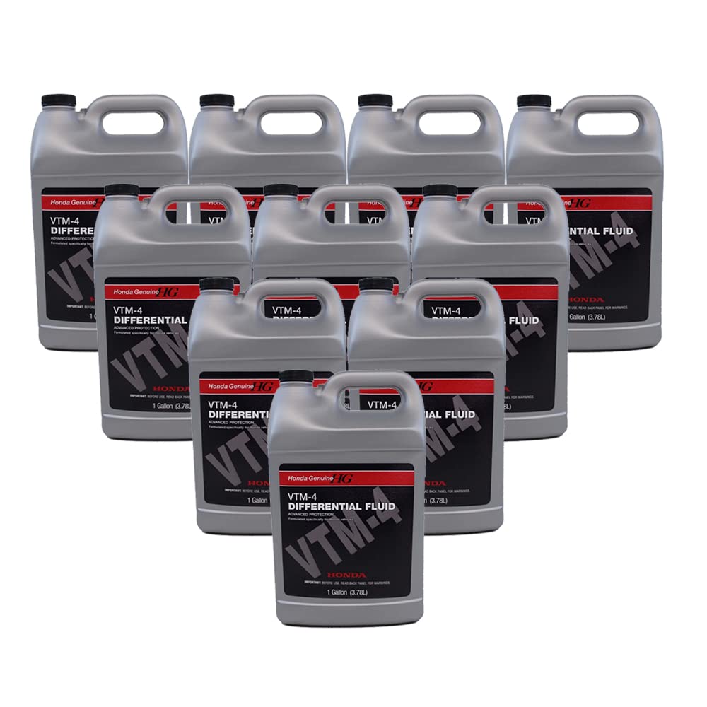 Genuine OEM Set of 10 Gallon VTM-4 Differential Oil Fluids for Honda Acura - Premium Lubrication for Smooth Off-Road & Towing Performance
