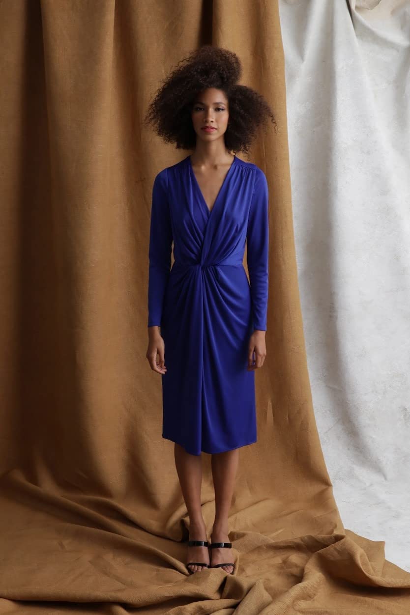 Maggy London V-Neck Twist Dress for Women - Perfect for Parties & Events