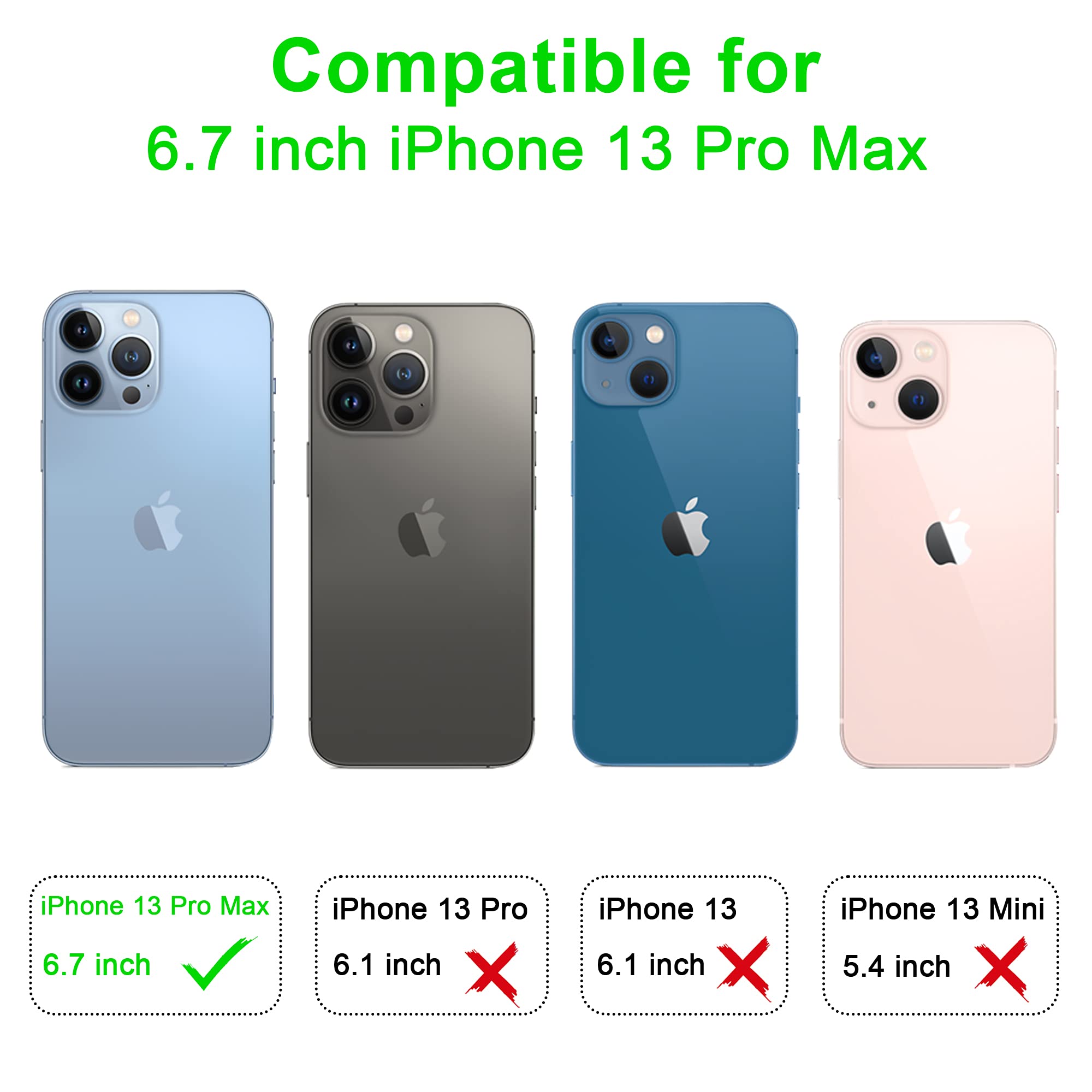 Arae iPhone 13 Pro Max Wallet Case (6.7 inch) - Premium Flip Cover with Card Holder & Wrist Strap for Women & Men - Wine Red | Perfect for Everyday Use, Travel & Hands-Free Convenience