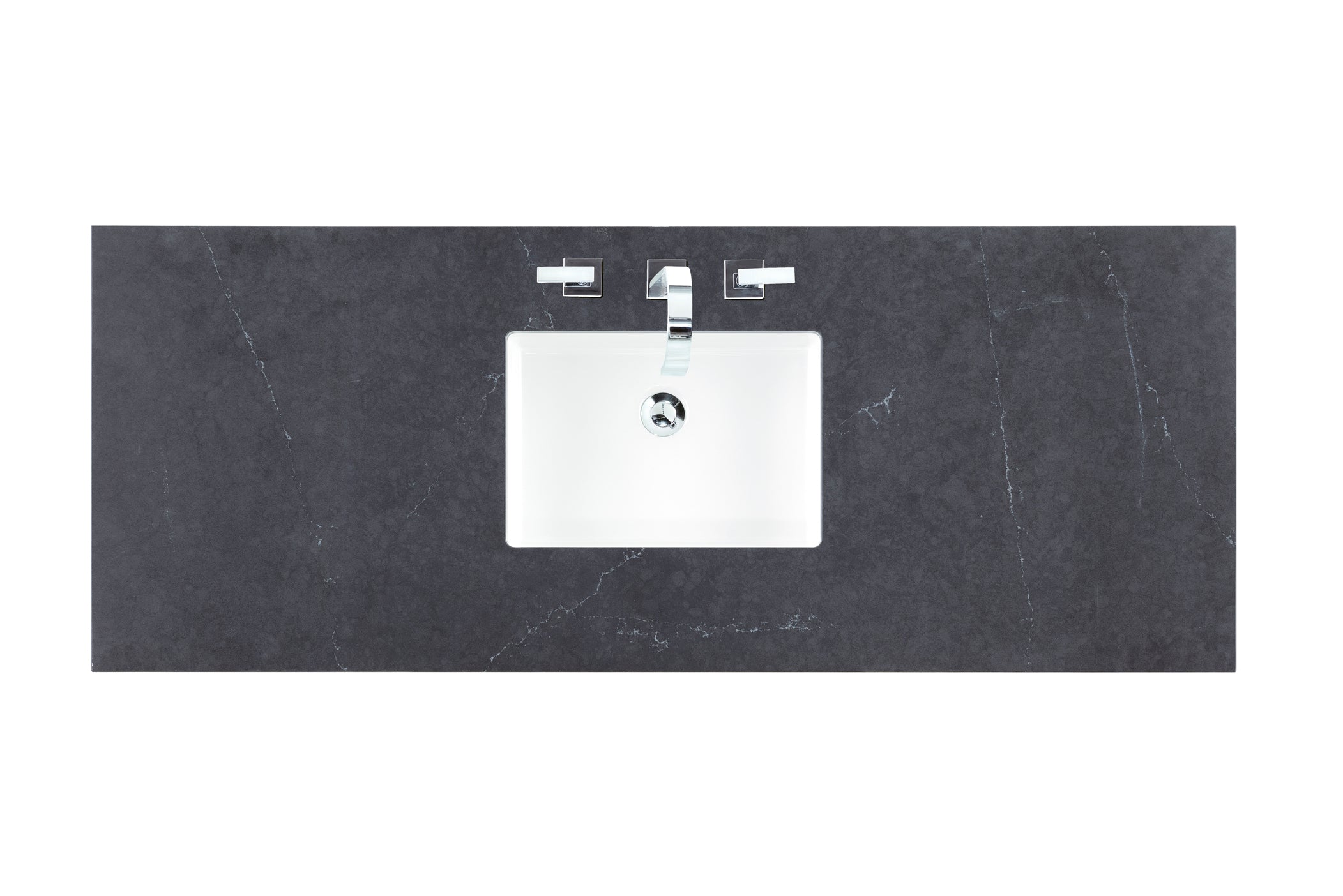 60 Single Top, 3 CM Charcoal Soperstone Quartz Countertop with Sink - Perfect for Kitchen, Bathroom & Vanity Remodeling