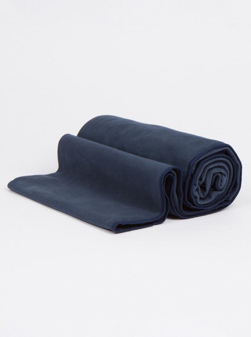 Manduka eQua Yoga Mat Towel - Non-Slip, Absorbent & Eco-Friendly for Hot Yoga, Bikram & Pilates - Perfect for Home, Studio & Travel Workouts