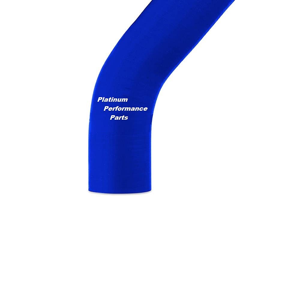 Heavy Duty Silicone Coolant Hose Upper and Lower Radiator Kit for 2001-2003 Ford 7.3 Powerstroke F-250 F-350 Excursion - High Pressure & Heat Resistant with Embedded Fibers (Blue) - Perfect for Engine Cooling System Upgrades & Off-Road Performance