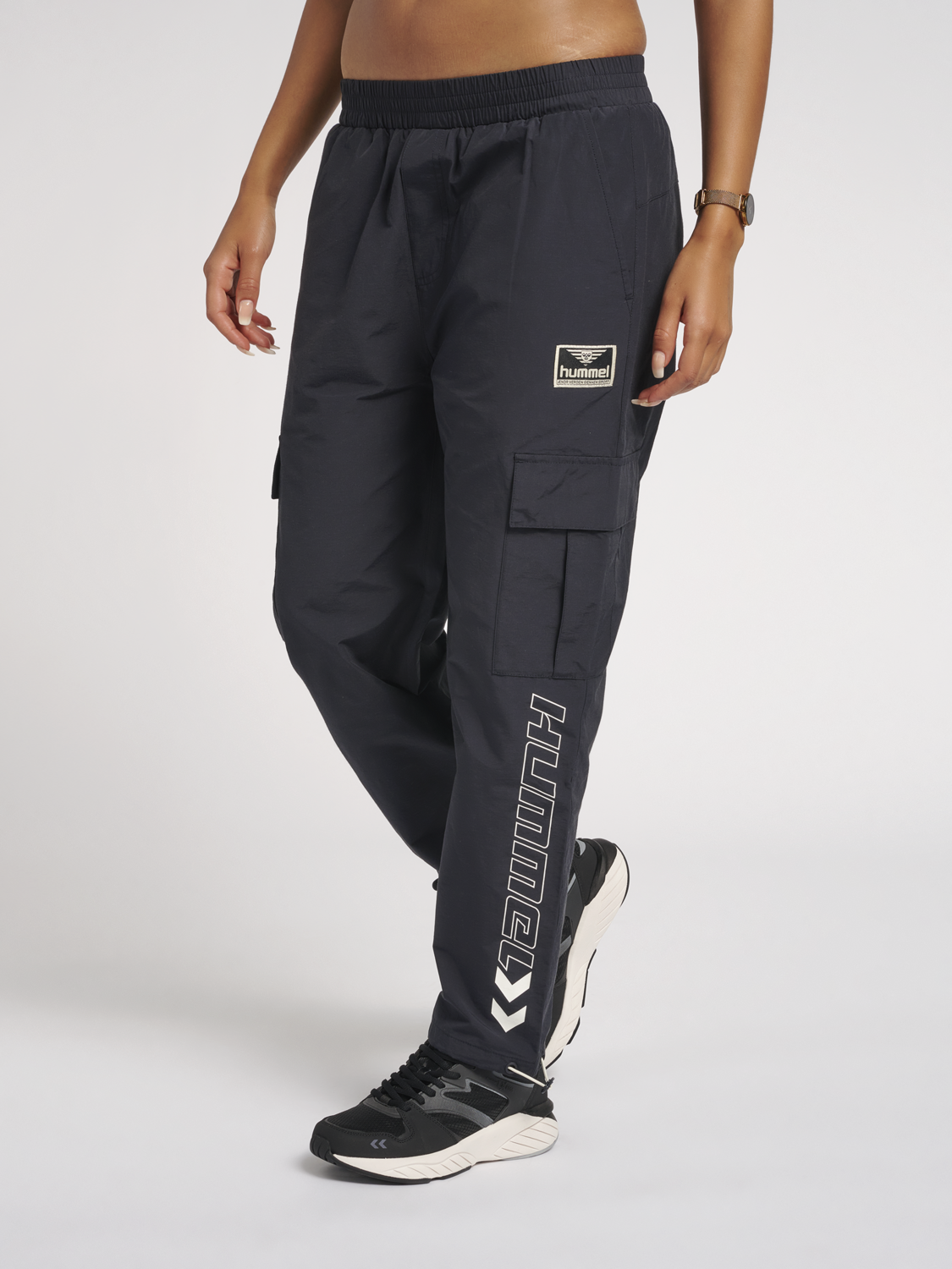 Hummel HmlLASSE String Pants for Men - Dark Navy Blue Athletic Joggers with Drawstring Waist | Perfect for Running, Gym Workouts & Casual Wear