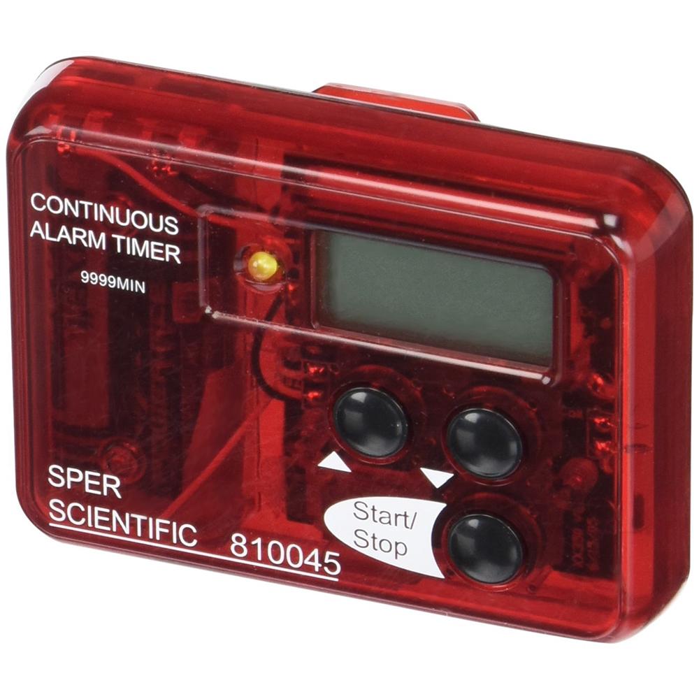 Continuous Alarm Timer - Digital Countdown Timer with Loud Alarm for Kitchen, Gym & Study | Rechargeable & Portable