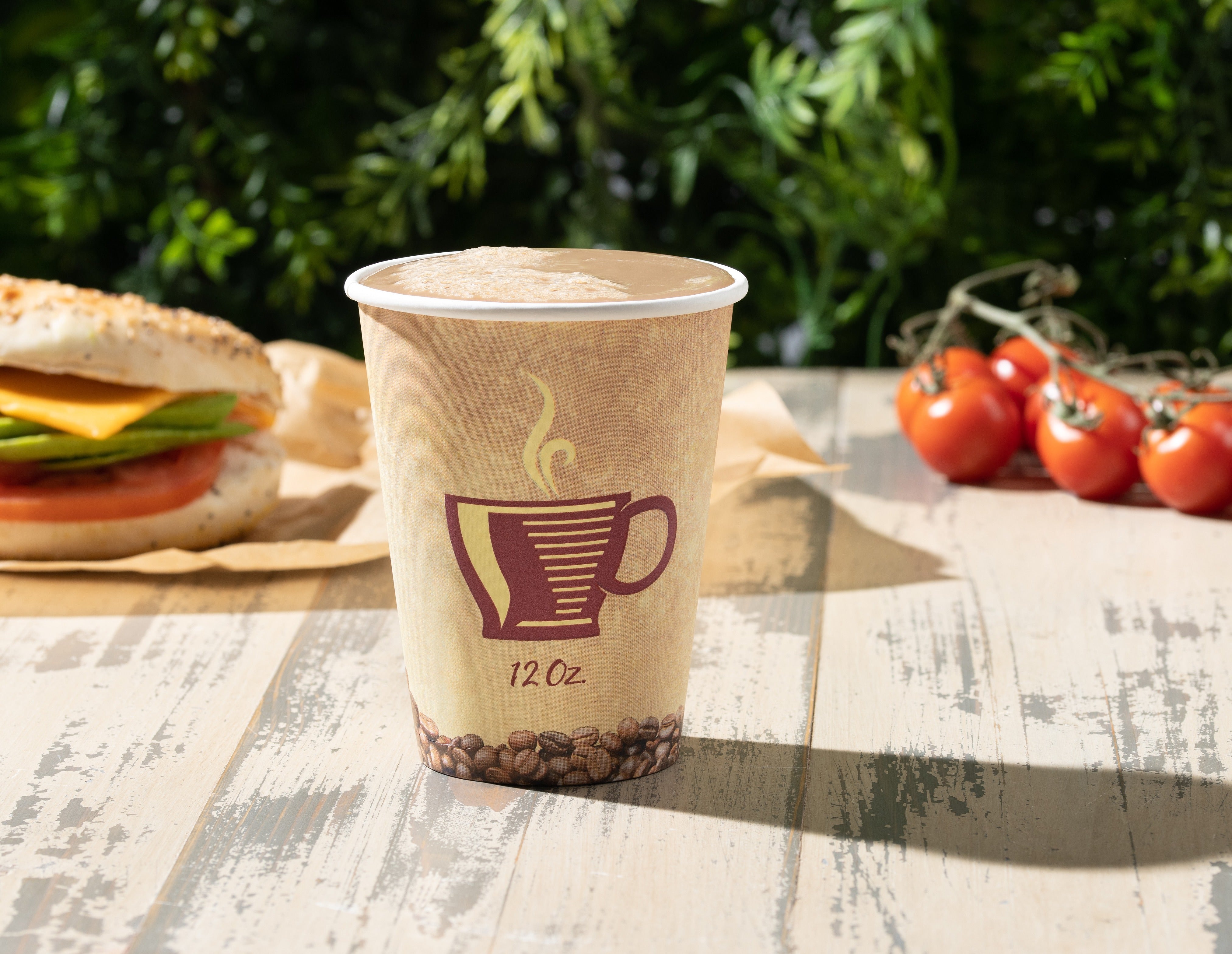 Eco-Friendly Disposable Paper Coffee Cups with Lids - 12oz/16oz Bulk Pack for Hot & Cold Beverages - Perfect for Office, Cafes, and Home Use