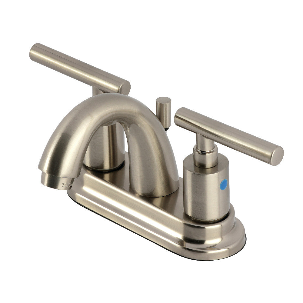 Kingston Brass FB5615CML Manhattan 4-Inch Centerset Bathroom Faucet with Pop-Up Drain - Chrome Finish for Sink Vanity & Powder Room Installation
