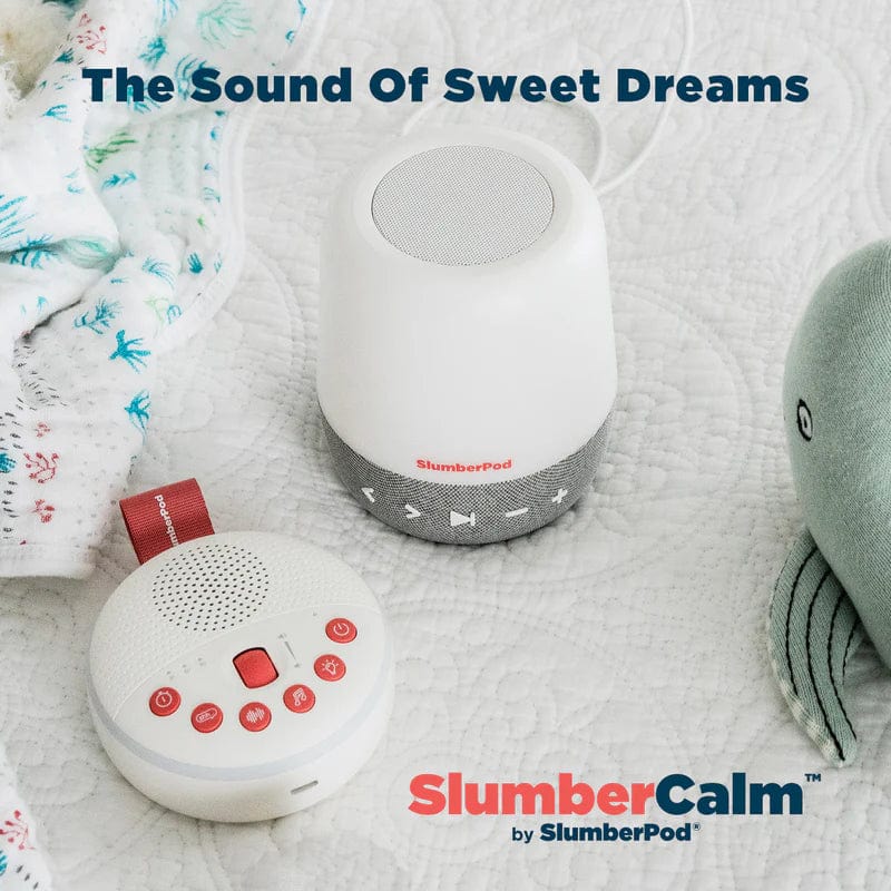SlumberCalm 2-in-1 White Noise Sound Machine & Night Light for Baby Nursery, Bedroom - Soothing Sleep Aid with 6 Relaxing Sounds & Adjustable Brightness for Adults & Kids