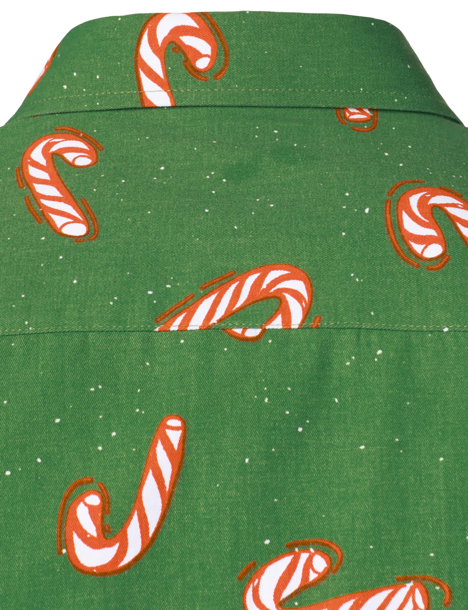 JOGAL Men's Christmas Shirts - Santa Claus Holiday Party Long Sleeve Button Down Shirt for Festive Gatherings, Office Parties & Family Celebrations
