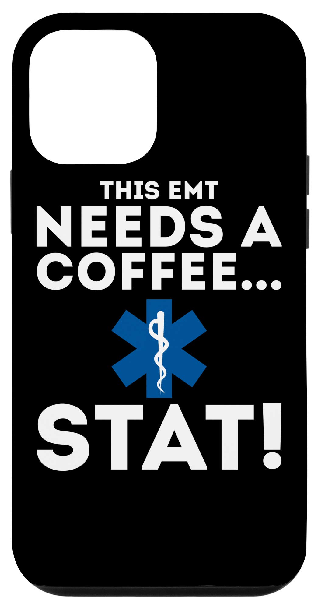 iPhone 12 Mini Case - Funny 'This EMT Needs Coffee' Design - Perfect for Emergency Medical Technicians & Healthcare Workers