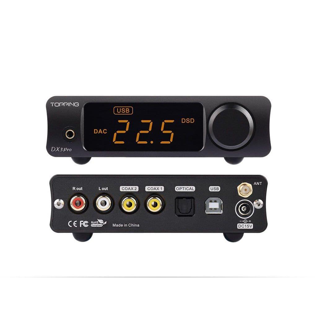 Topping DX3 Pro+ DAC & Headphone Amplifier - High Resolution Audio for Home & Studio Use - Open Box