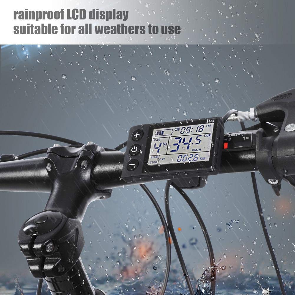 48V 1000W Brushless E-Bike Controller Kit with Waterproof LCD Display for Electric Bicycles & Scooters