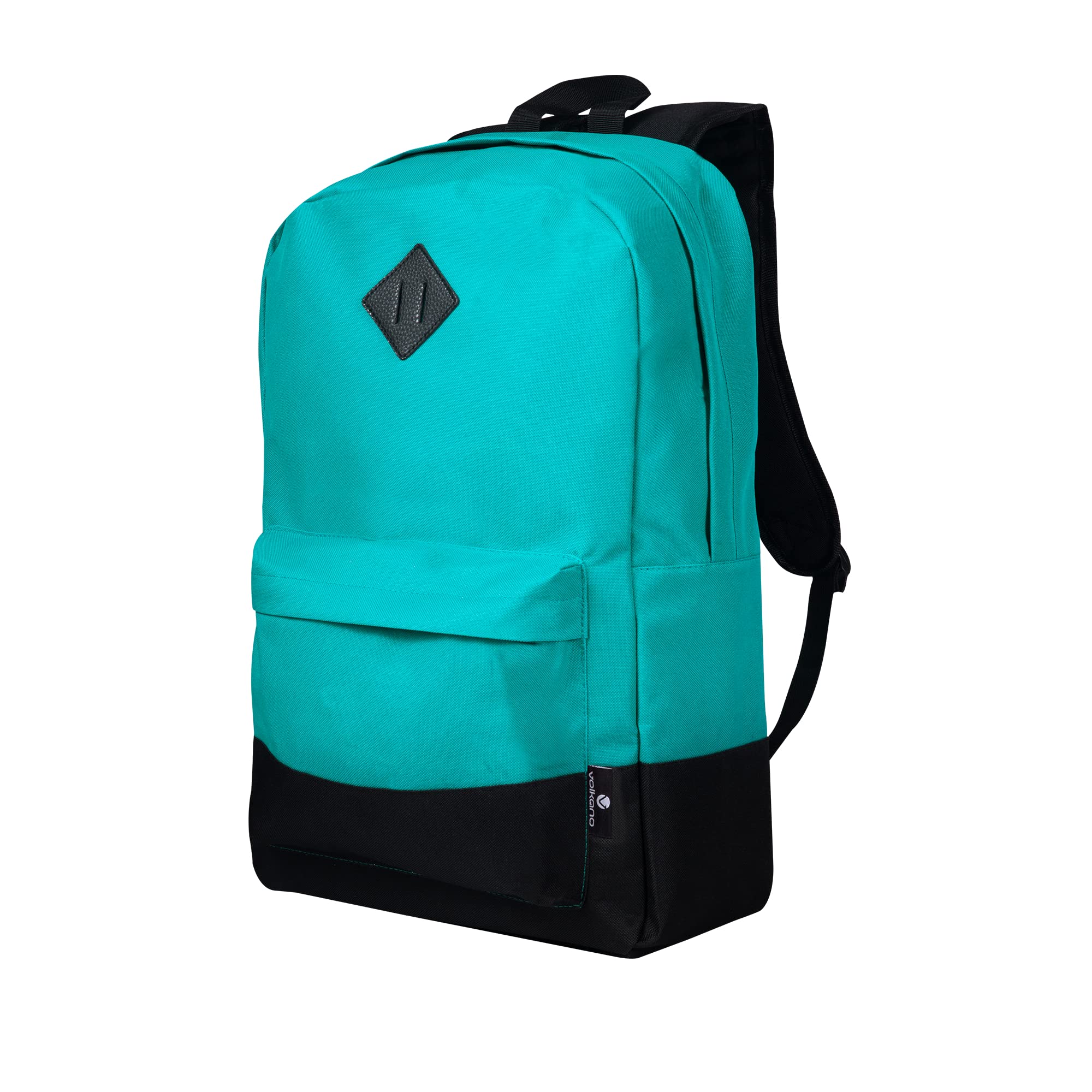 Volkano 18-Inch Laptop Backpack with 15.6-Inch Laptop Sleeve, Adjustable Shoulder Straps, Zippered Compartment for Business, School, Travel, and Daily Commute - Teal