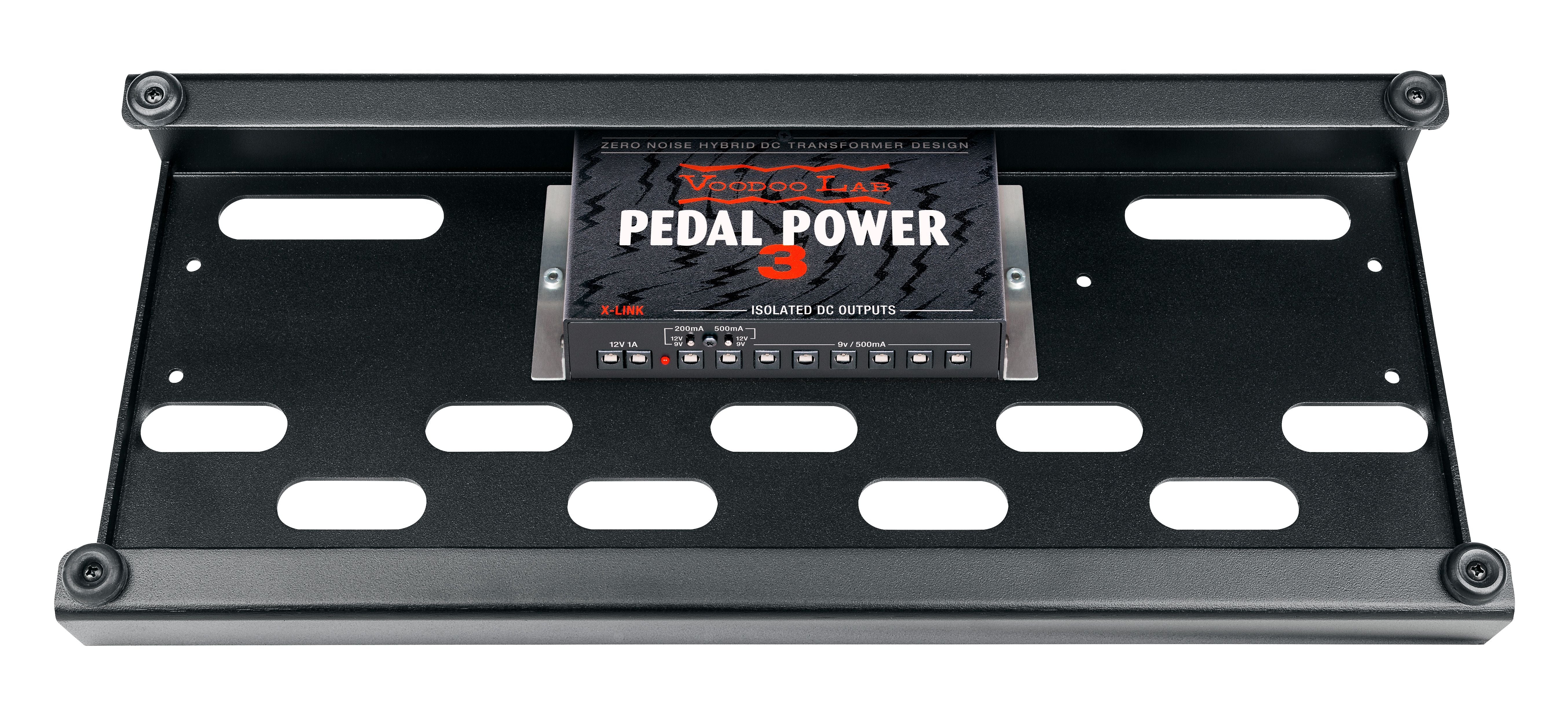 Voodoo Lab DBSP3 Dingbat Small Pedalboard Power Package with Pedal Power 3 - Compact Power Supply for Guitar Effects Pedals - Perfect for Home Studios & Live Performances