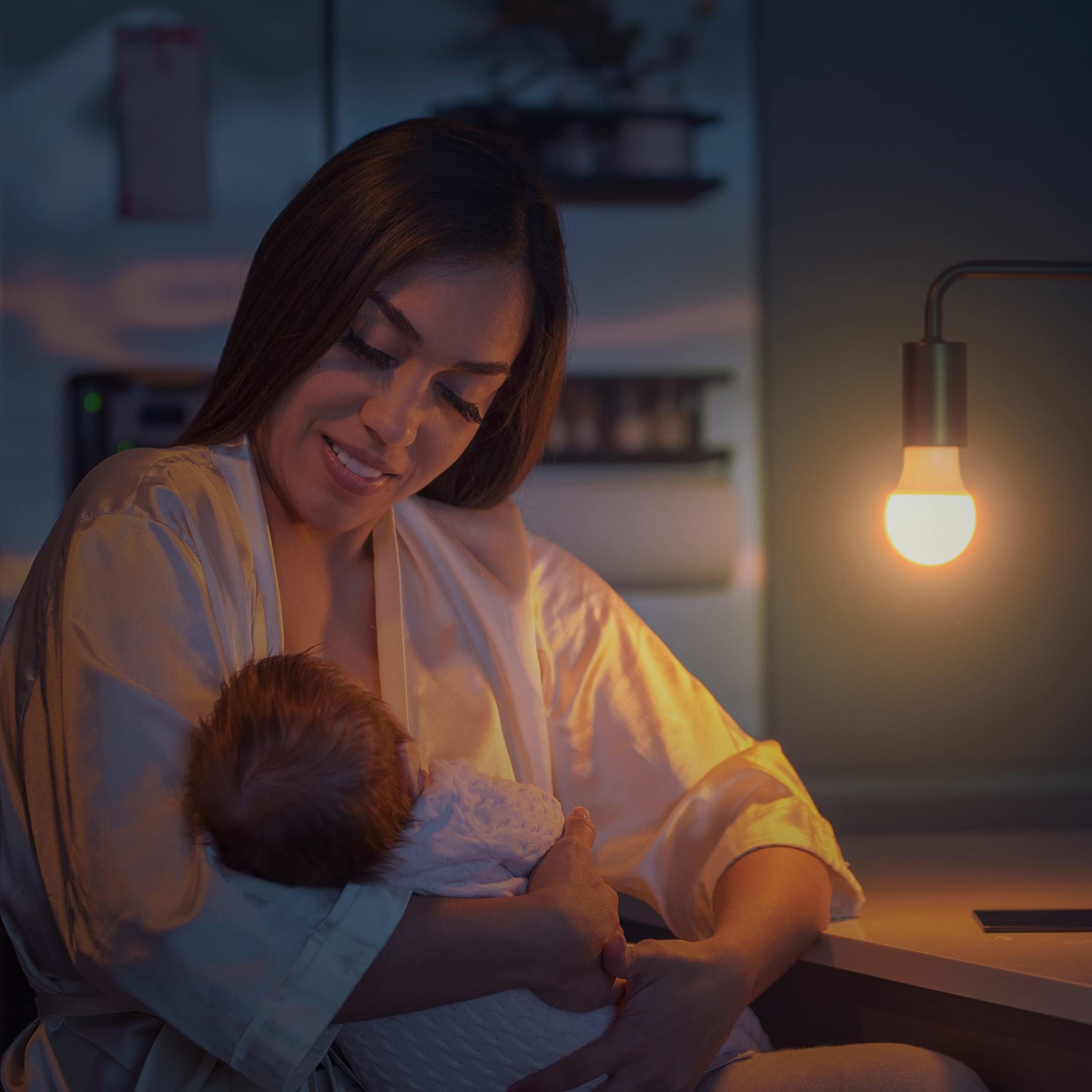 Sleep Aid Amber LED Light Bulbs - Blue Light Blocking, 3.5W E26 (60W Equivalent) Warm Night Light for Bedroom, Nursery & Kids Room | Creates Relaxing Atmosphere for Better Sleep & Eye Protection