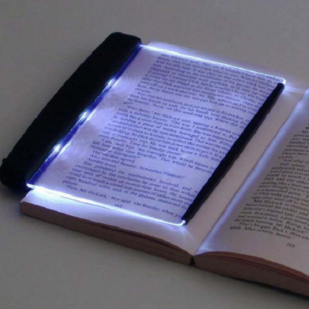 GBSELL LED Book Light for Reading in Bed - 2 Pack Portable Eye-Caring Night Light with Flat Panel Design, Perfect for Students, Book Lovers & Bedtime Reading - Ideal Desk Lamp, Study Light & Bookmark Light for Home, Office & Dorm Use