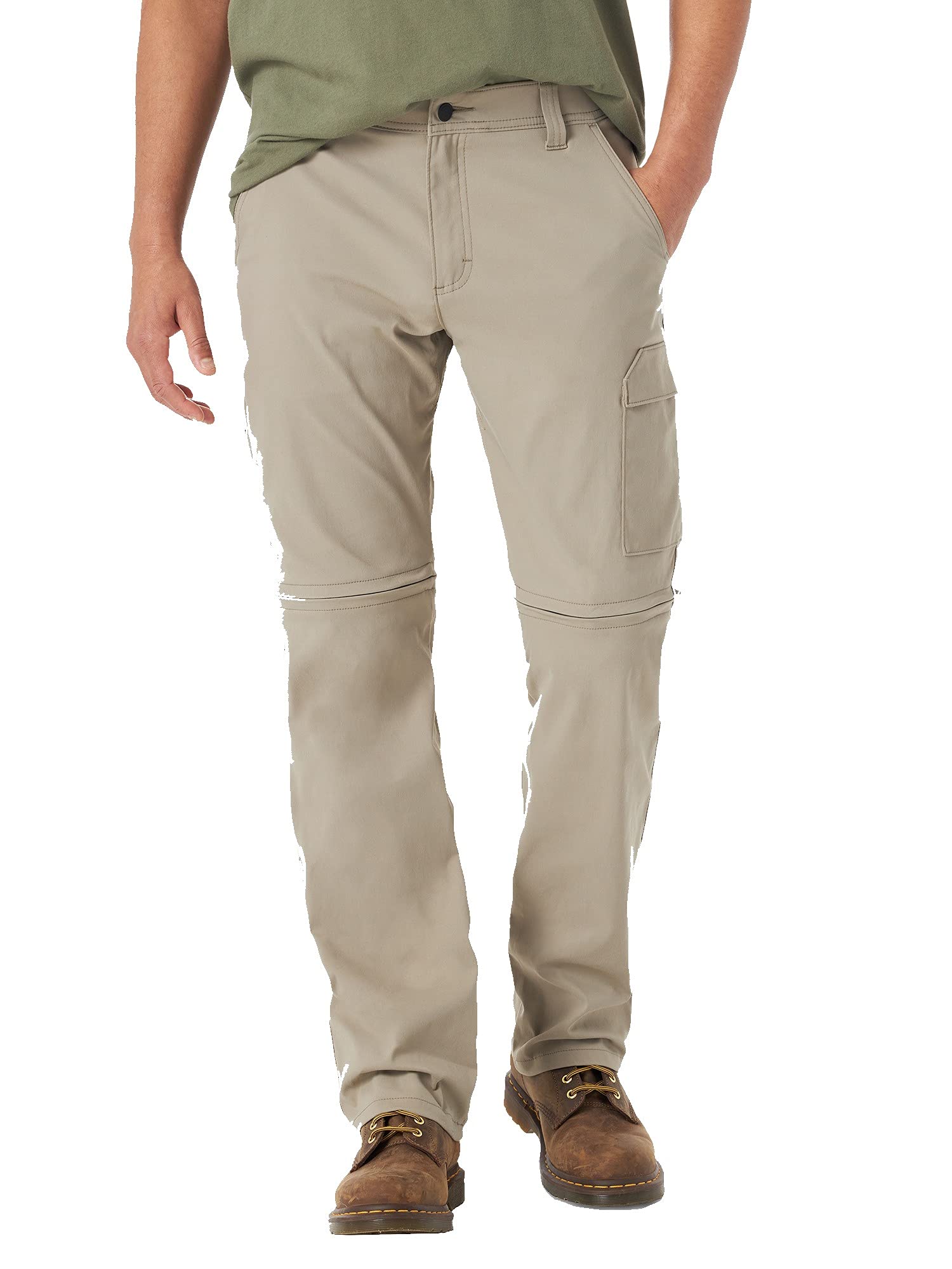 ATG by Wrangler Men's Zip-Off Convertible Cargo Pants - Quick-Dry Hiking & Outdoor Adventure Pants for Travel & Camping
