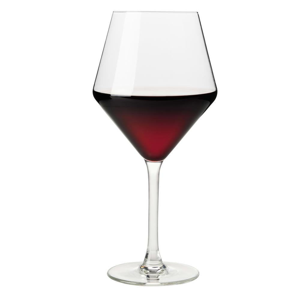 Libbey Contour 20 Oz Wine Glasses - Set of 12, Durable Crystal Clear Glassware for Red & White Wine, Perfect for Dinner Parties, Restaurants & Home Entertaining