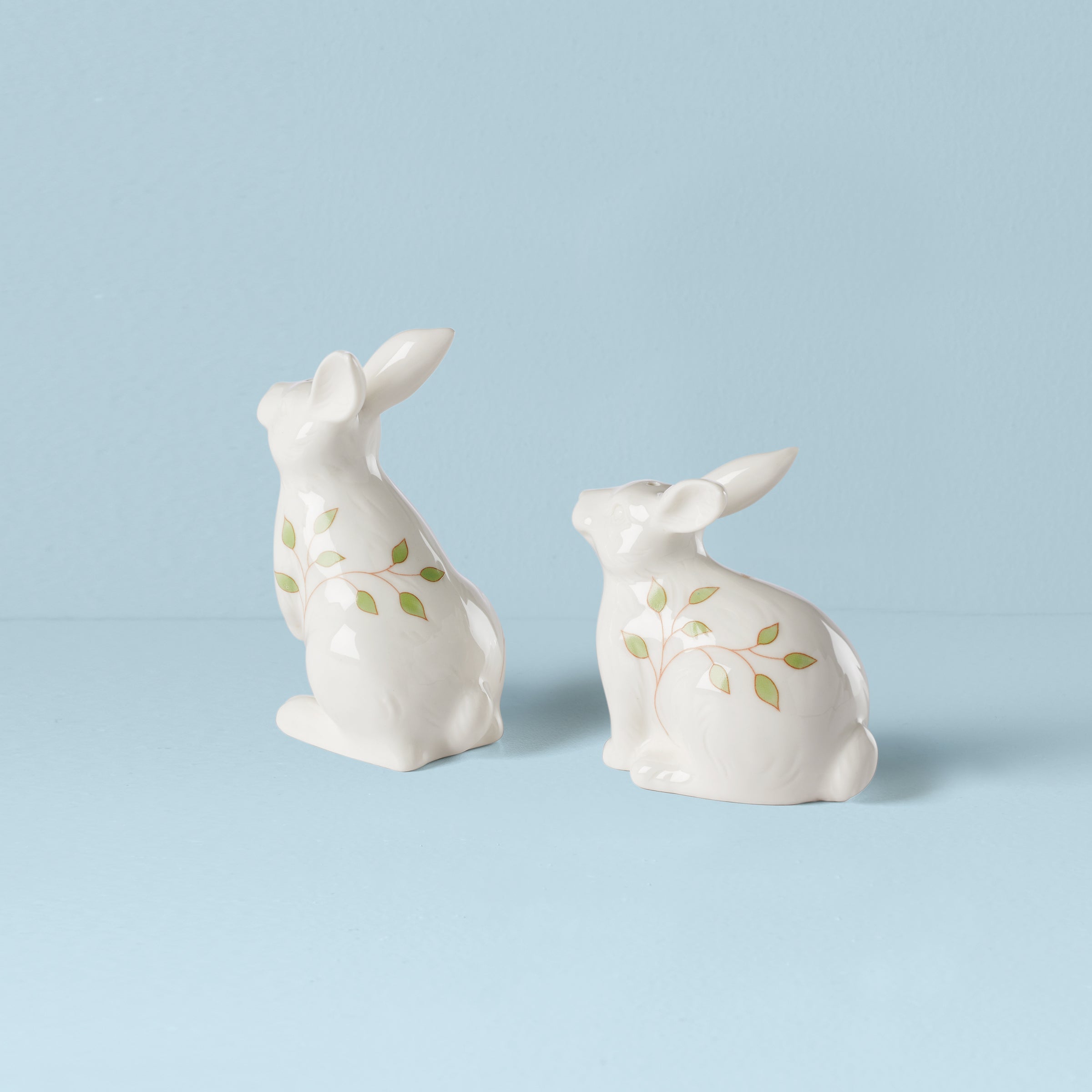 Butterfly Meadow Bunny Salt and Pepper Shaker Set - Cute Animal-Themed Kitchen Accessories for Dining Table, Home Decor, and Gift Giving