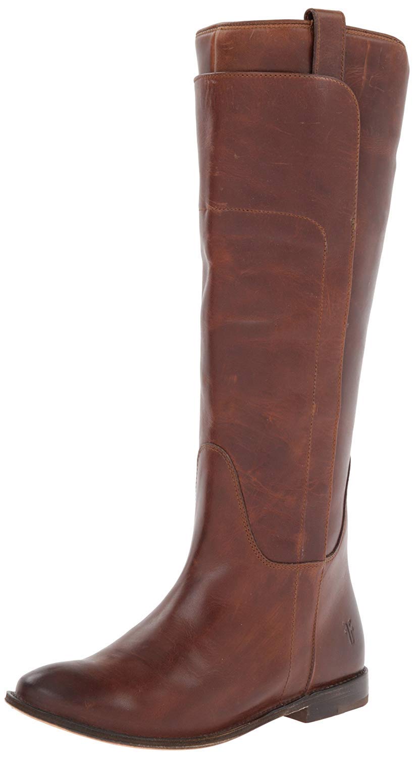 FRYE Women's Paige Tall Riding Boot - Genuine Leather Equestrian Boots for Horseback Riding, Fashion & Outdoor Use