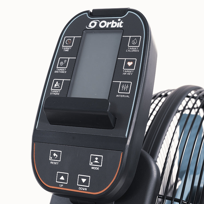 Orbit OBR350 Rowing Machine for Home Gym - Quiet Magnetic Rower with LCD Monitor & 8 Resistance Levels - Perfect for Full Body Workout, Cardio Training & Weight Loss