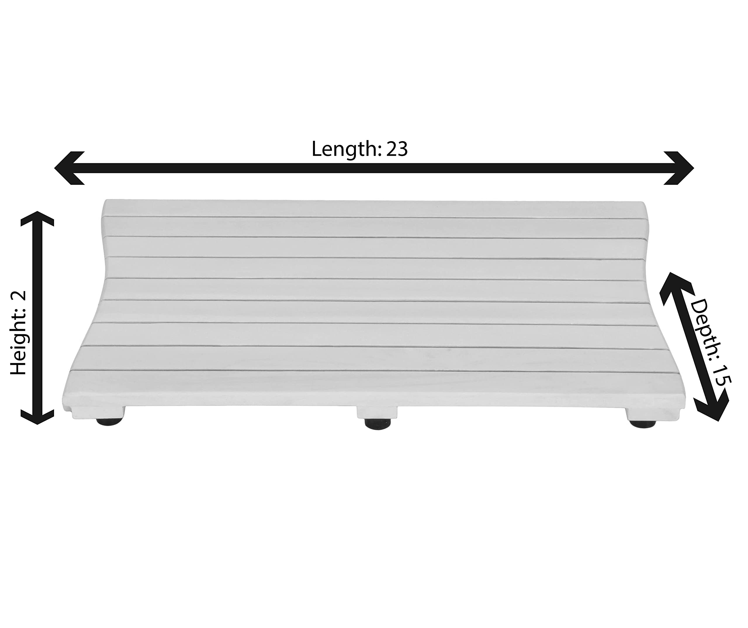Premium Teak Shower Mat - 23
