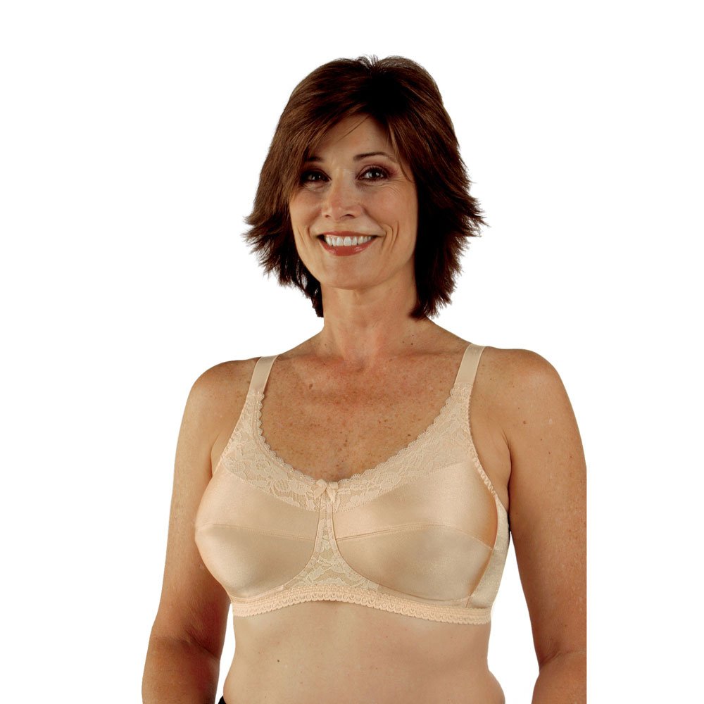 Post Mastectomy Nylon Knit Bra for Women - Comfortable Soft Support Bra After Surgery - Perfect for Daily Wear, Recovery & Active Lifestyle