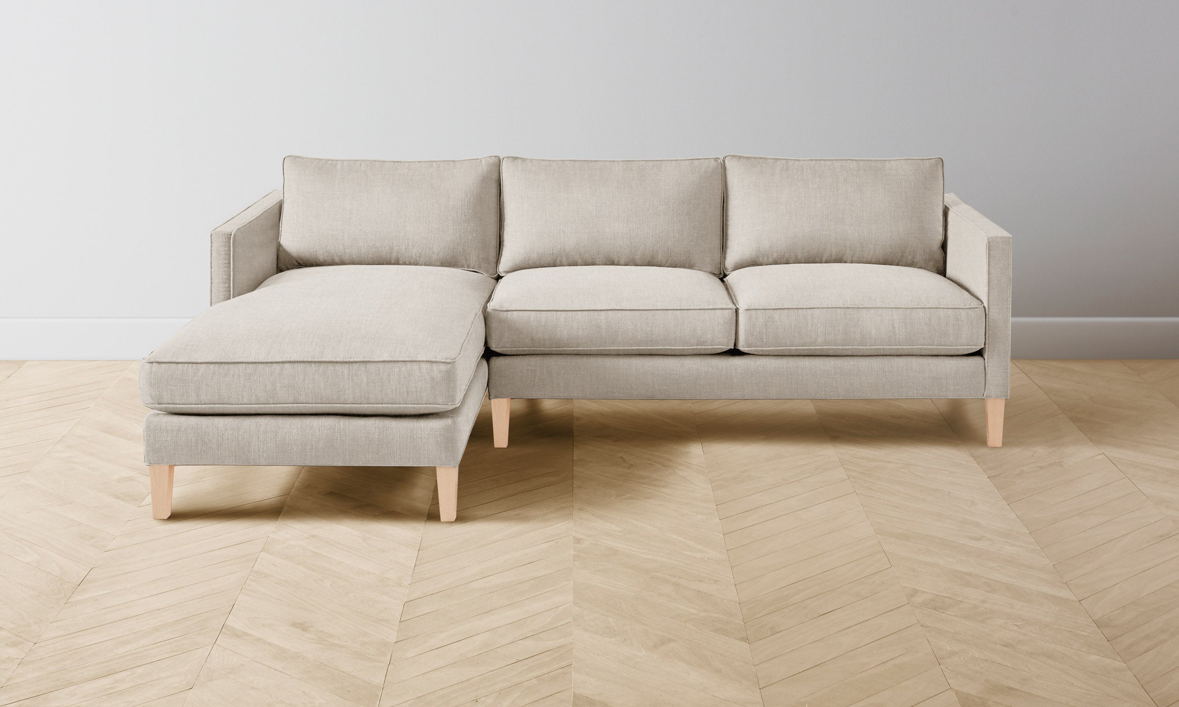 Premium Crosby Sectional Sofa with Heritage Belgian Linen Upholstery - Luxury Comfort for Living Room, Lounge & Family Gatherings