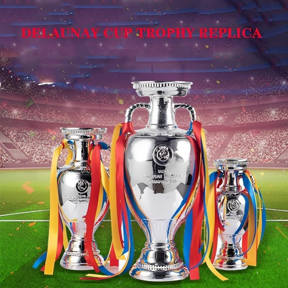 TYGCP Champions League Trophy Replica, European Champions Cup, Delaunay Football Trophy, Resin Collectible for Fans, Office Decor, Souvenir Gift (16-60cm) - Perfect for Football Enthusiasts, Sports Memorabilia Collections & Man Cave Decorations