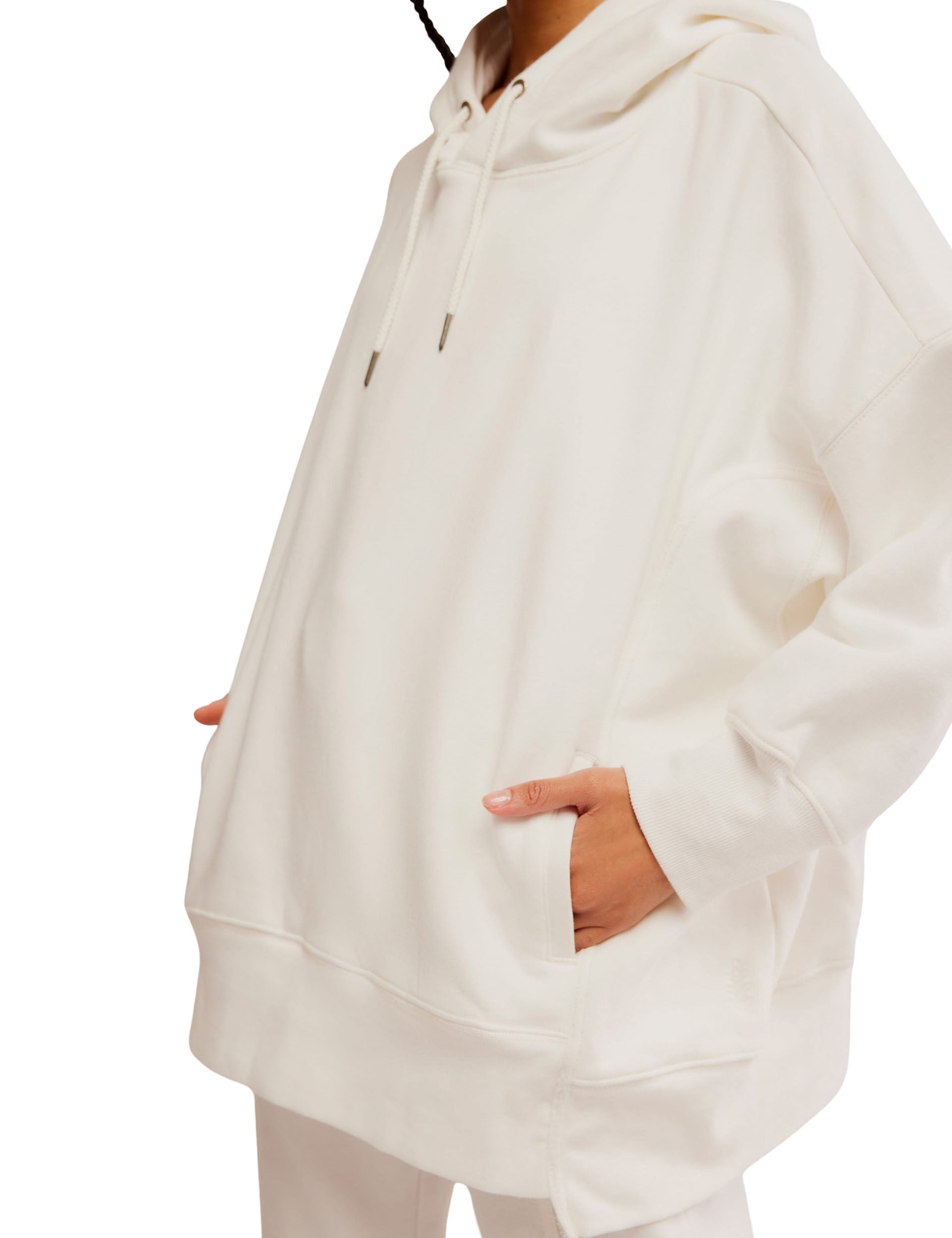Sprint To The Finish Hoodie - Soft Ivory Pullover Sweatshirt for Running, Gym & Casual Wear | Cozy Unisex Hooded Sweater for Athletes and Everyday Comfort