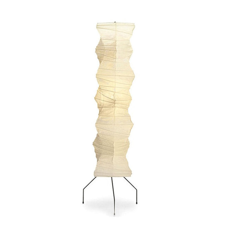 Akari Long Centipede Floor Lamp - Modern Japanese Inspired Lighting for Living Room, Bedroom & Office - Adjustable Height & Warm White LED Bulb Included - Perfect for Reading, Relaxing & Creating Ambient Lighting