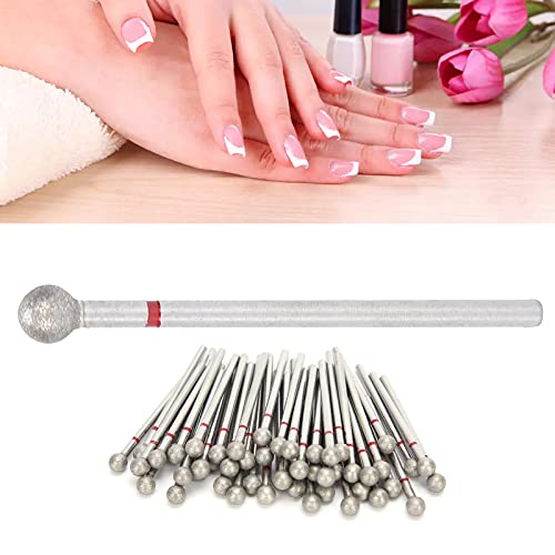 Professional Nail Drill Bits Set - 5.0mm Nail Polishing Heads for Manicure & Pedicure | Durable Nail Surface Wear & Polish Attachments | Perfect for Nail Salon, Home Use & DIY Nail Art | Compatible with Most Nail Drill Machines for Easy Polish Removal & Nail Care