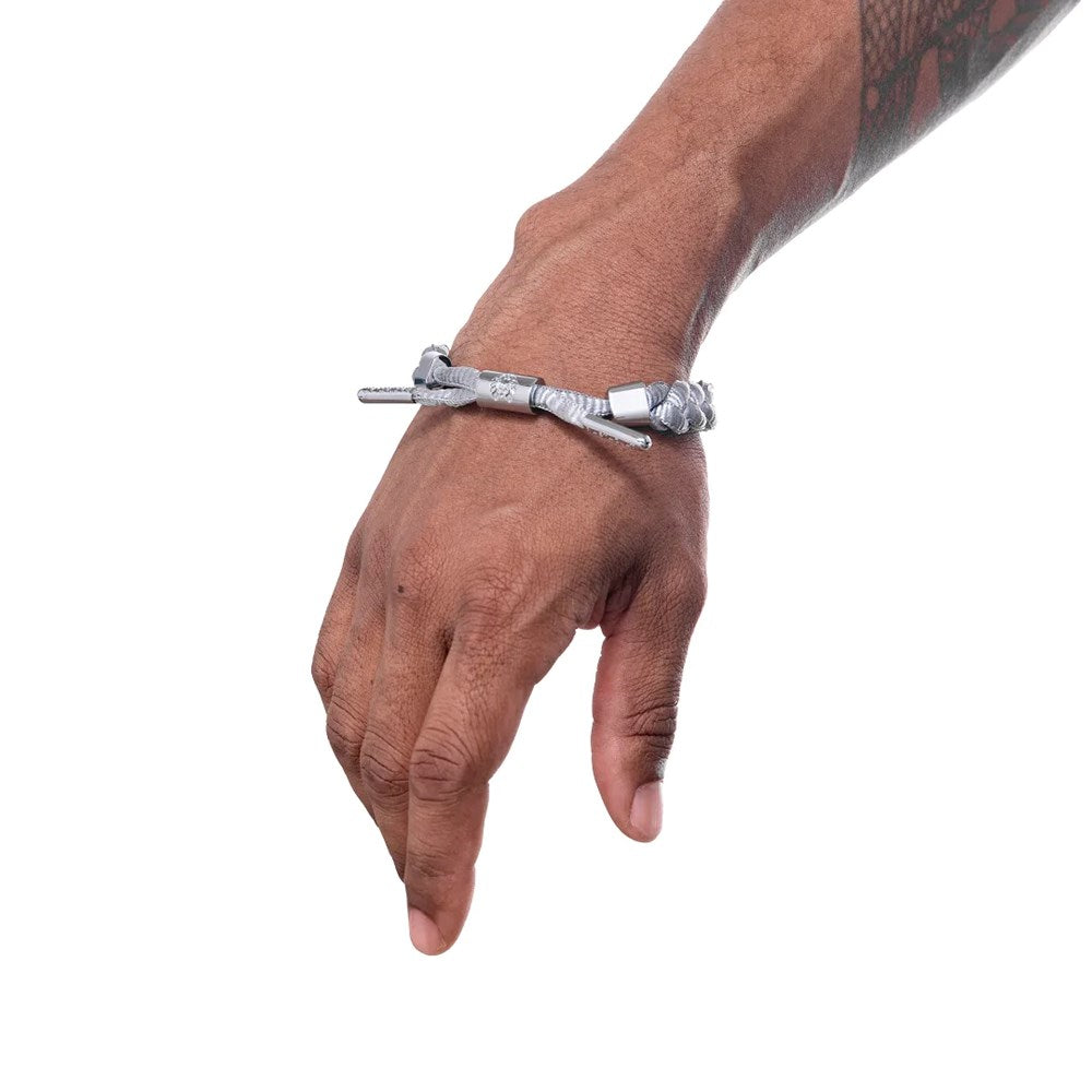 Rastaclat Facade Grey Wristband - Stylish Unisex Bracelet for Men & Women - Perfect for Gym, Running, and Everyday Wear