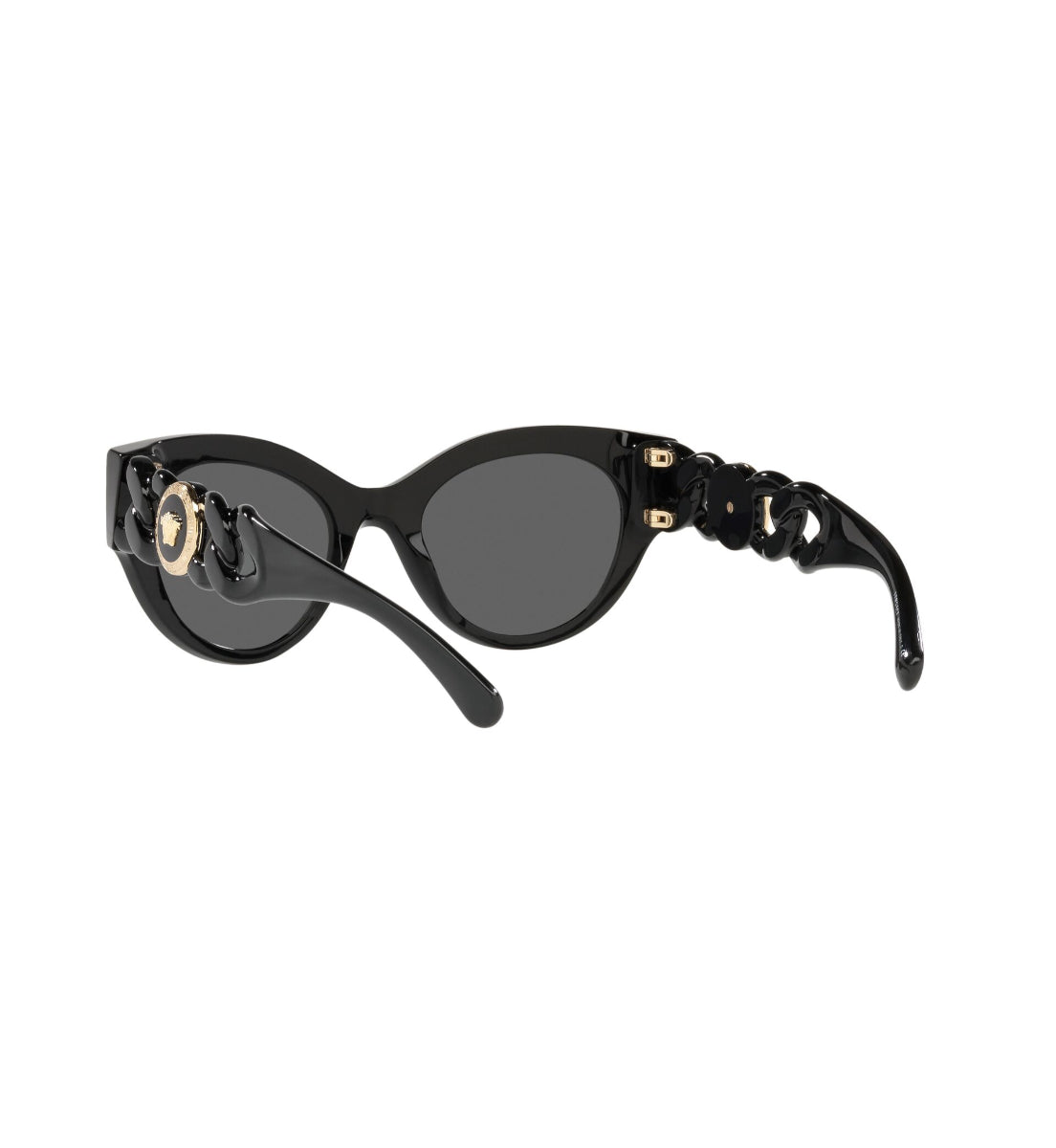 Versace Black Sunglasses for Men & Women - Luxury Designer Shades for Outdoor, Beach, and Driving - UV Protection & Stylish Fashion Accessory