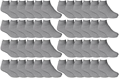 Women 48 Pack Gray Ankle