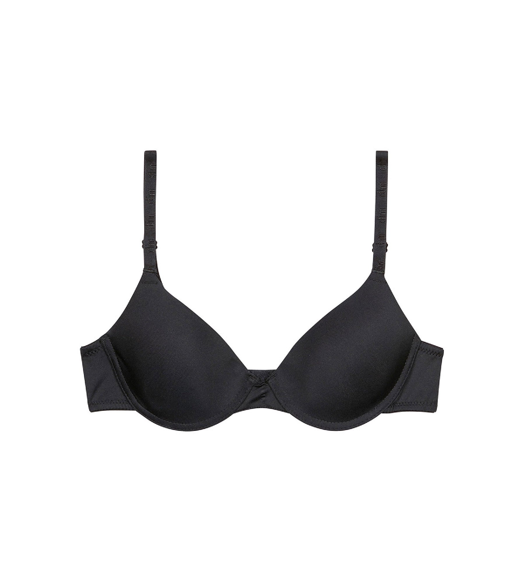 Dim Invisible Black Shell Bra for Girls - Comfortable & Supportive Underwear for Everyday Wear, Sports & Active Lifestyles