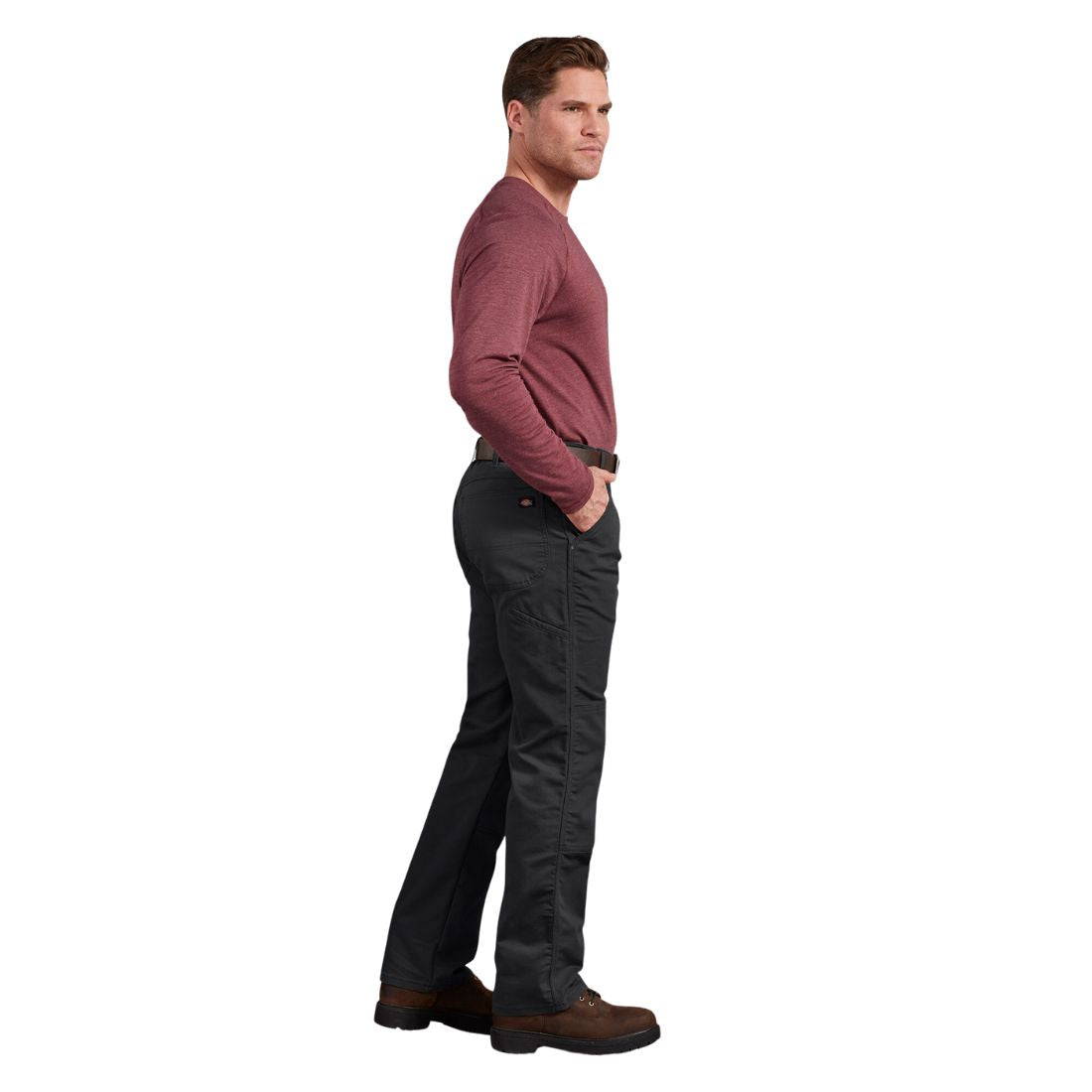 Dickies DP903 Double Knee Work Pants for Men - Durable Duck Canvas Regular Fit Workwear for Construction, Carpentry & Outdoor Jobs
