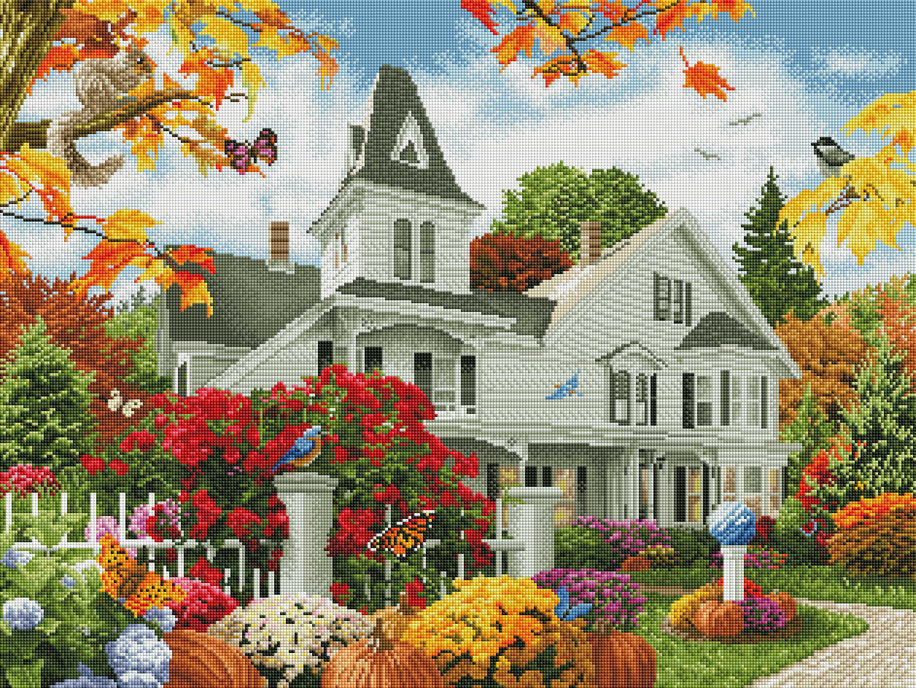 October Skies - Stunning Wall Art Decor for Living Room, Bedroom & Office | Perfect for Home & Commercial Spaces