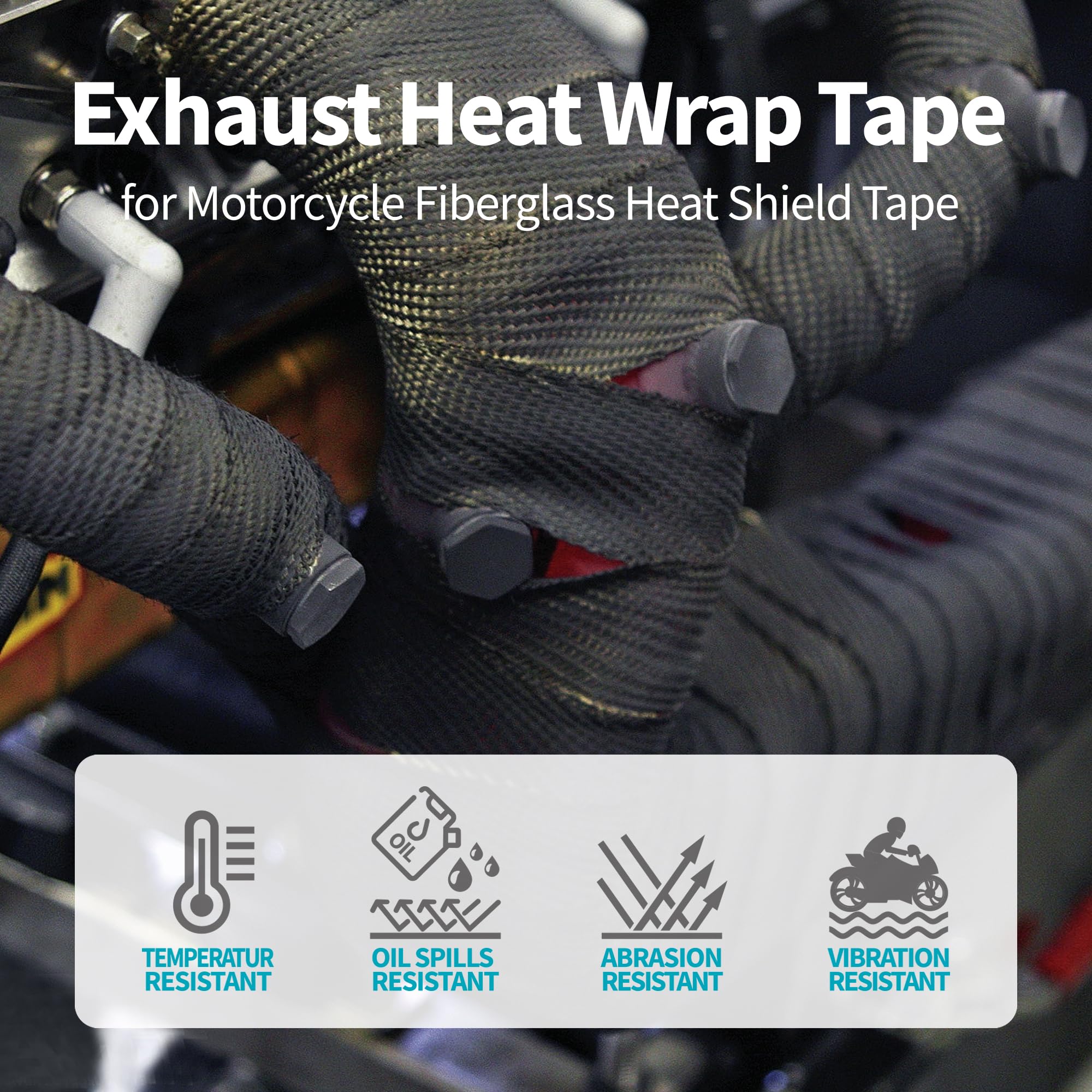 High-Temperature Exhaust Heat Wrap - 2
