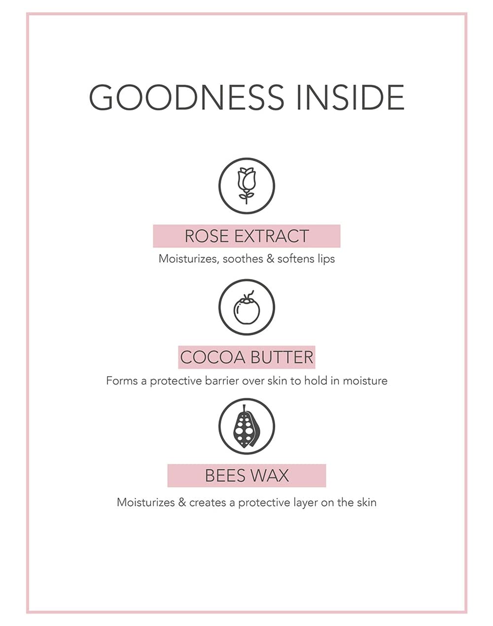Fabessentials Rose Petal Cocoa Butter Lip Balm - 5gm | Natural Coconut Oil & Shea Butter Moisturizer | Fragrance-Free Lip Care | Hydrating Treatment for Dry & Chapped Lips | Perfect for Winter Skincare & Daily Lip Protection