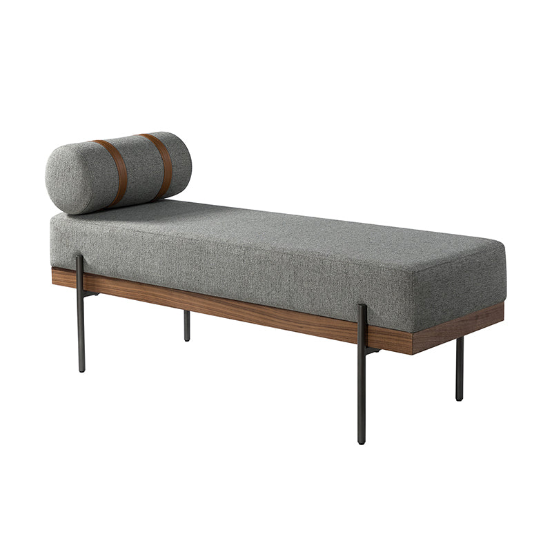 Gabril Bench - Modern Wooden Bench with Cushion, Sturdy & Comfortable Seating for Living Room, Bedroom, Entryway, and Outdoor Use