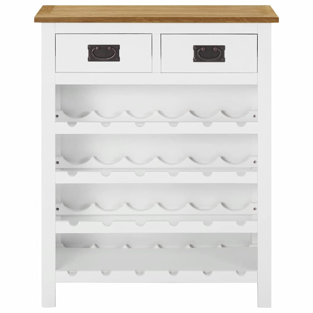 Premium Solid Oak Wood Wine Rack - 28.3