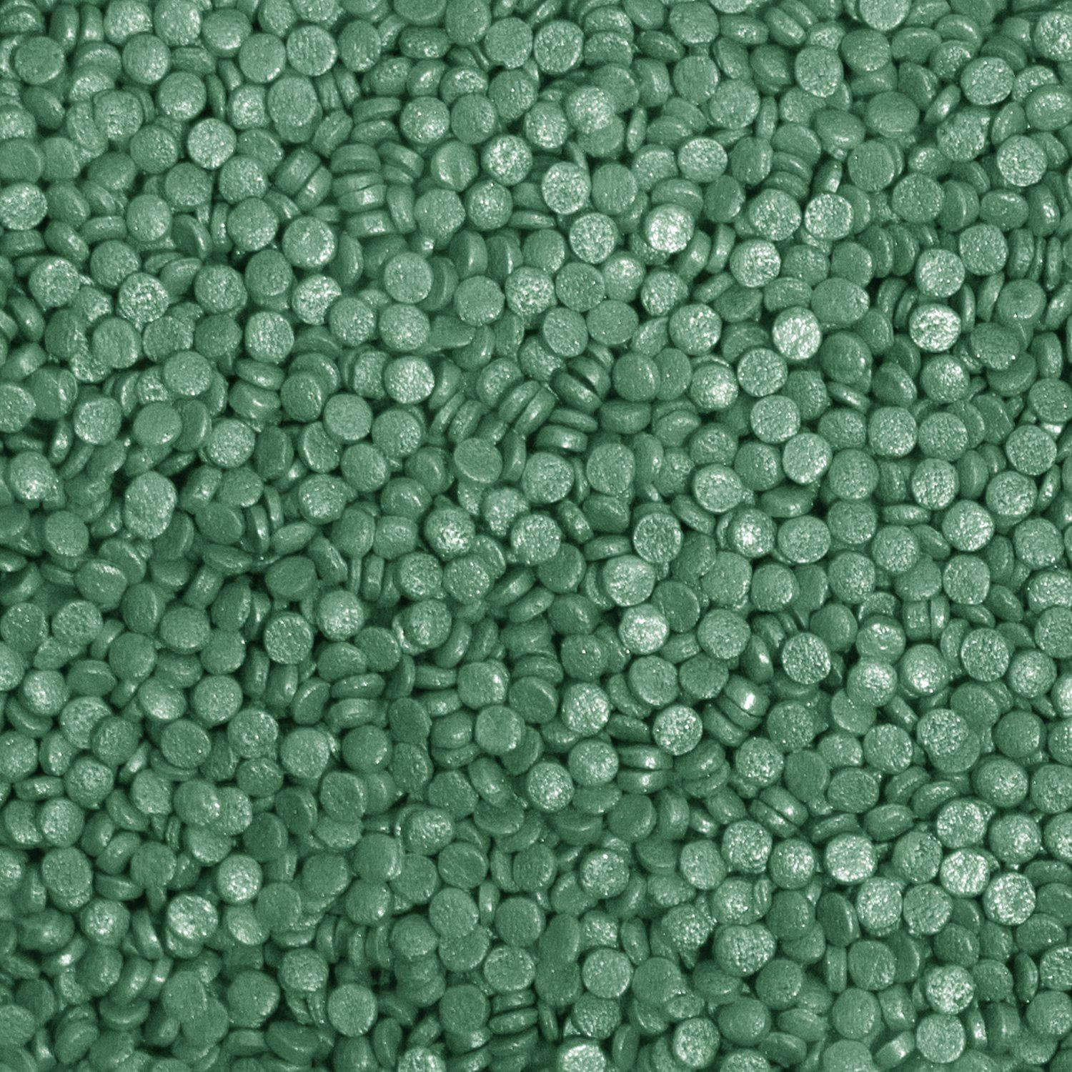Emerald Green Pearl Confetti Sprinkles - Bulk Pack (1 lb, 5 lb, 10 lb) | Edible Decor for Cakes, Cupcakes, Cookies & Party Desserts